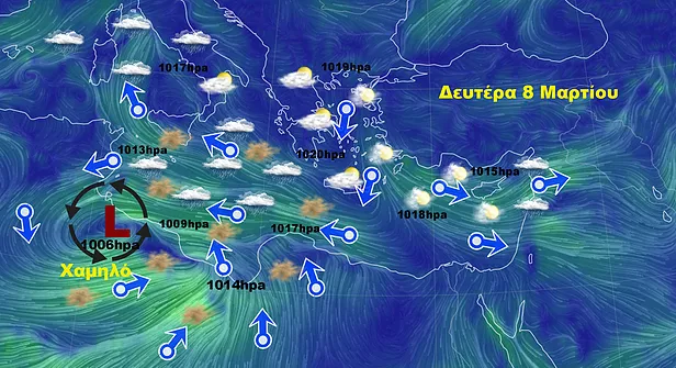 Άνοδος θερμοκρασίας με σκόνη στην ατμόσφαιρα